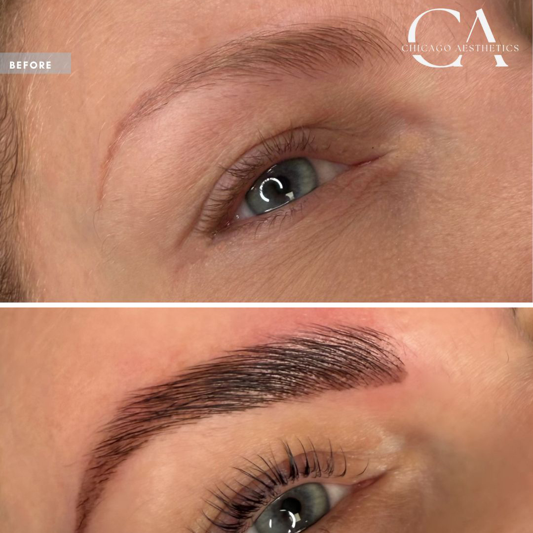 Lash Lift before and after image
