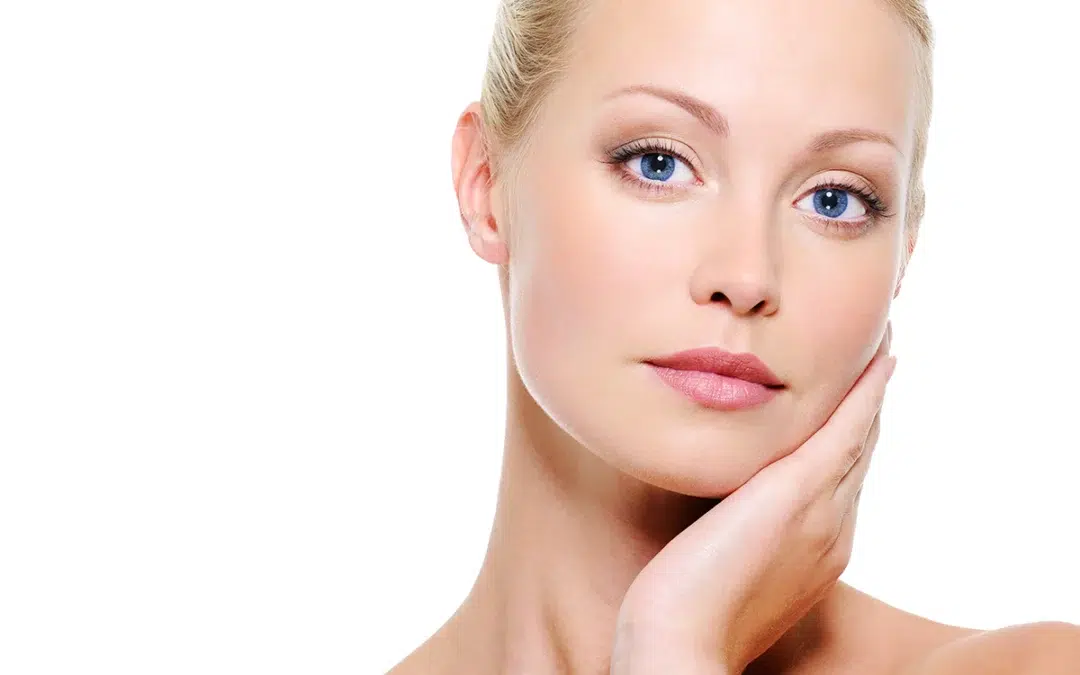 portrait of beauty woman with healthy skin