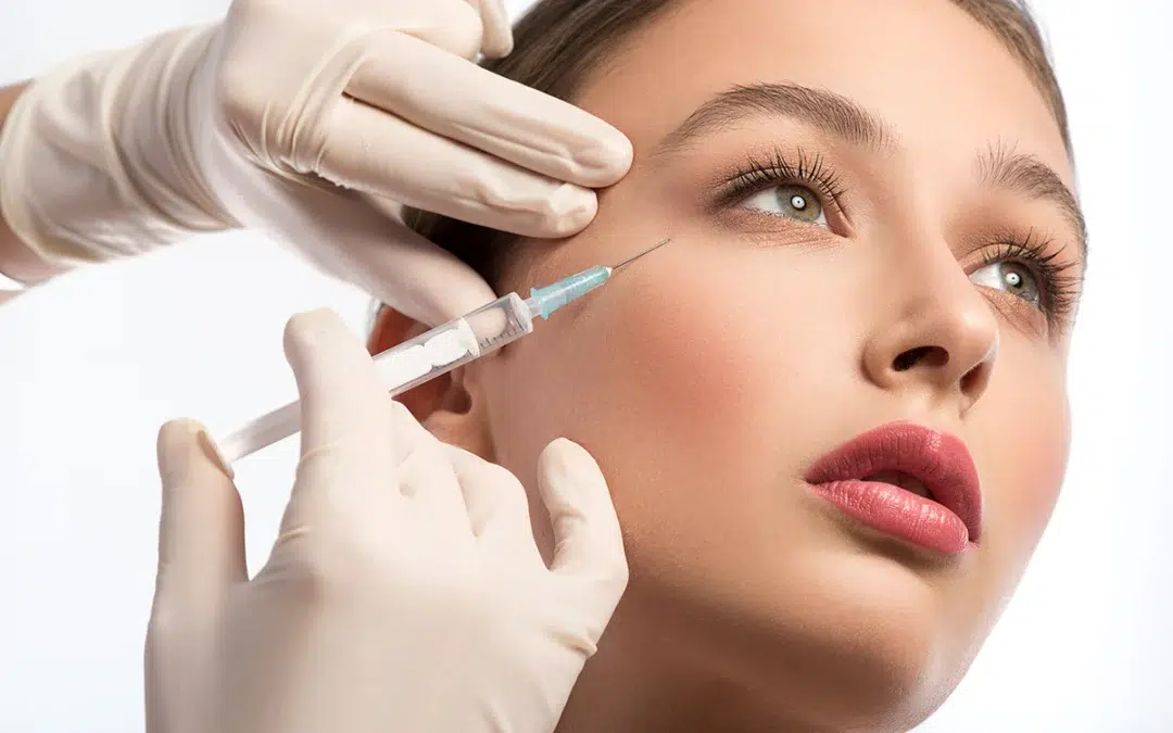 woman receiving botox
