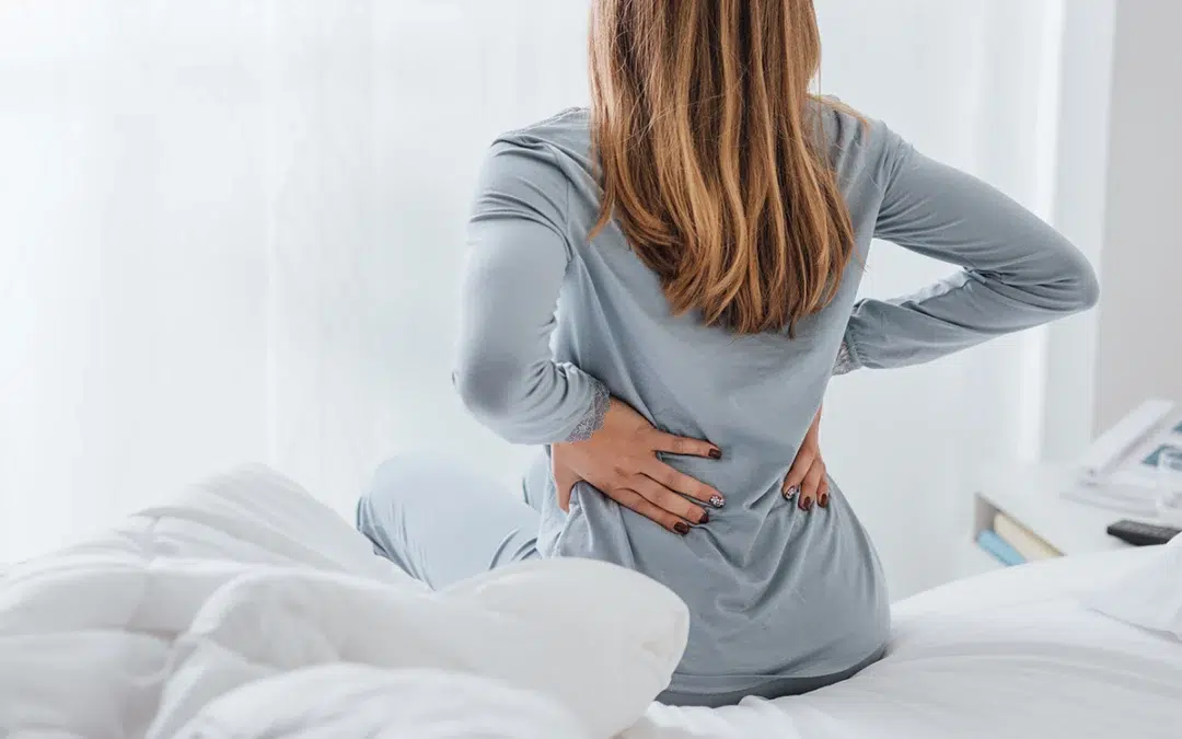 woman with lower back ache