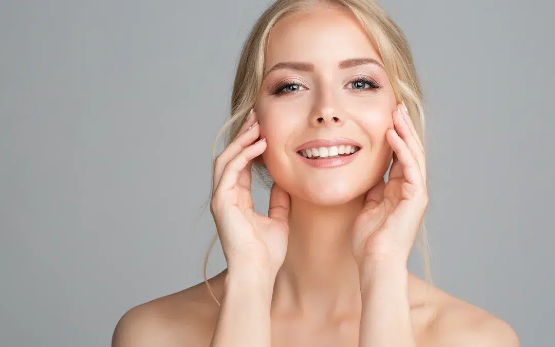 woman with perfect smooth skin