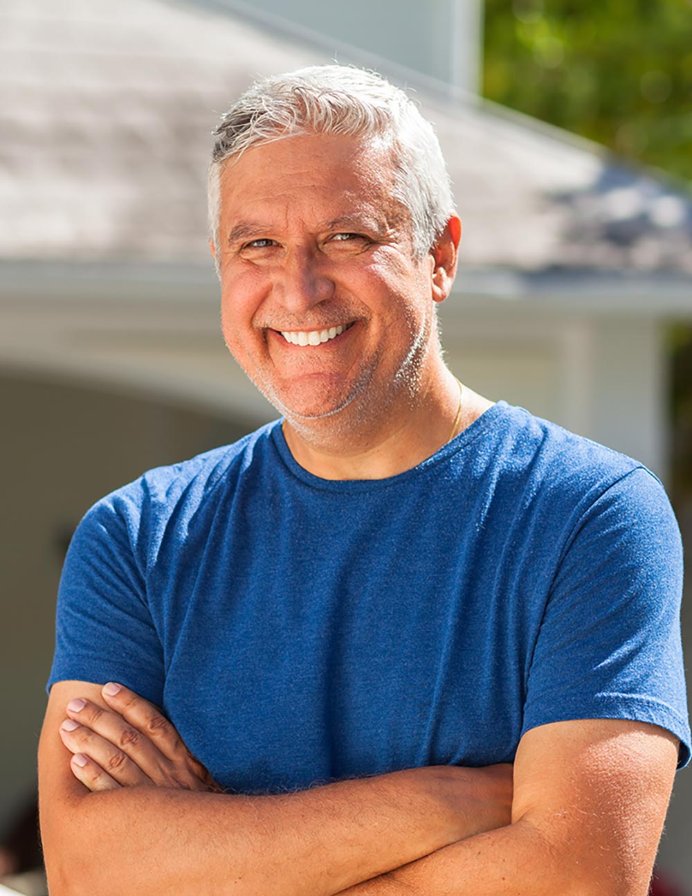Handsome older man